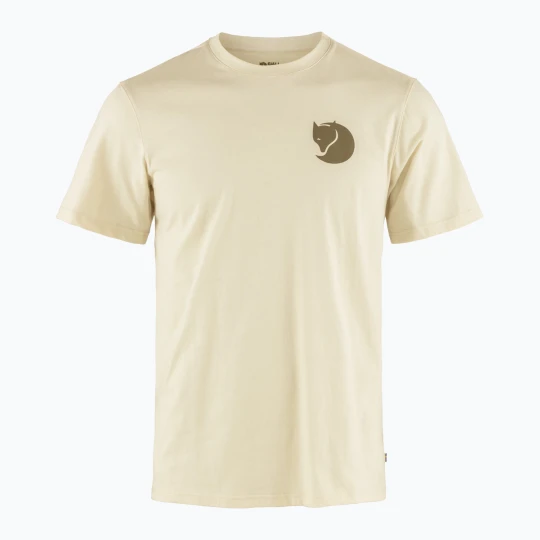 Zdjęcie produktu Koszulka męska Fjällräven Walk With Nature chalk white Beżowy