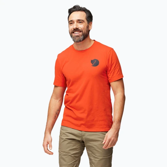 Zdjęcie produktu Koszulka męska Fjällräven Walk With Nature flame orange