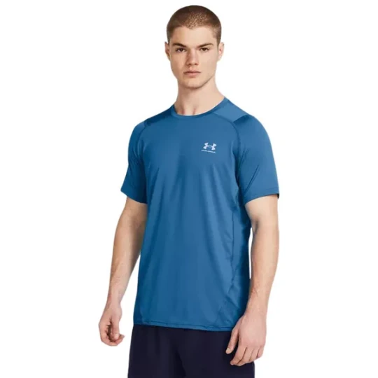 Zdjęcie produktu Koszulka męska HeatGear Armour Fitted SS Under Armour Niebieski