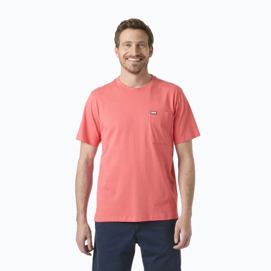 Zdjęcie produktu Koszulka męska Helly Hansen Hudson nantucket red Różowy