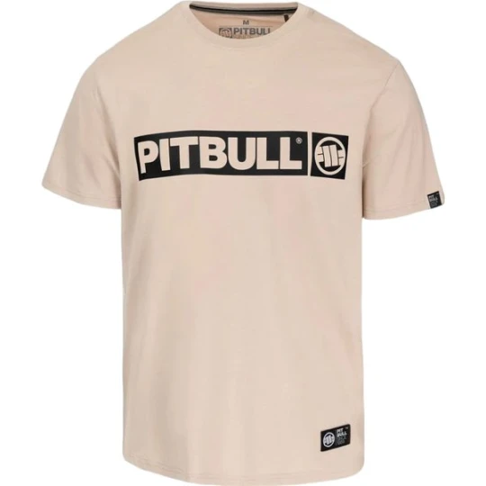 Zdjęcie produktu Koszulka męska Hilltop Pitbull West Coast Beżowy