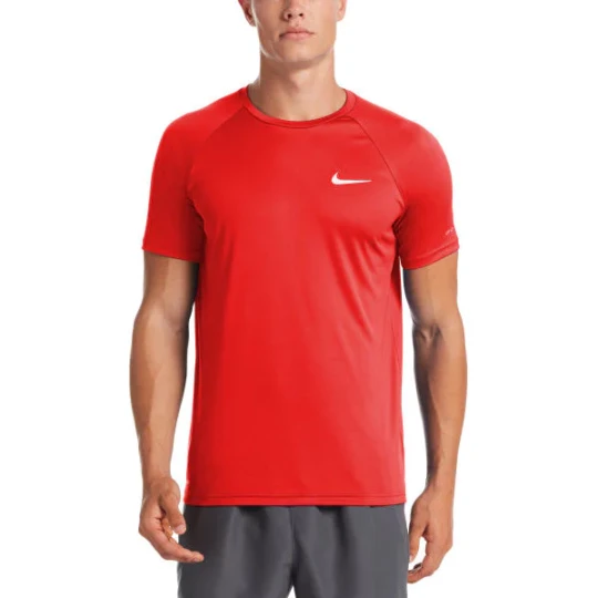 Zdjęcie produktu Koszulka męska Hydroguard Nike Swim Czerwony