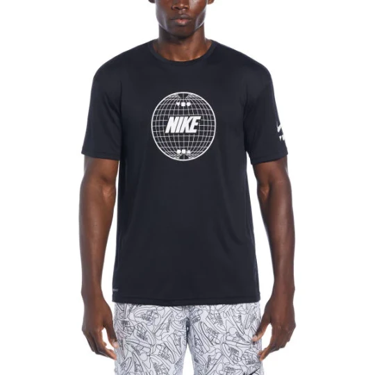 Zdjęcie produktu Koszulka męska Hydroguard SL Nike Swim Czarny