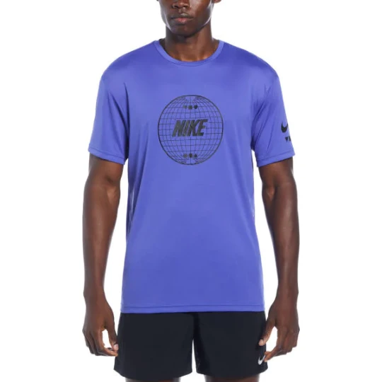 Zdjęcie produktu Koszulka męska Hydroguard SL Nike Swim Niebieski