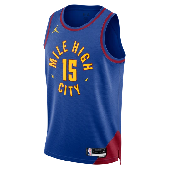 Zdjęcie produktu Koszulka męska Jordan Dri-FIT NBA Swingman Denver Nuggets Statement Edition - Niebieski