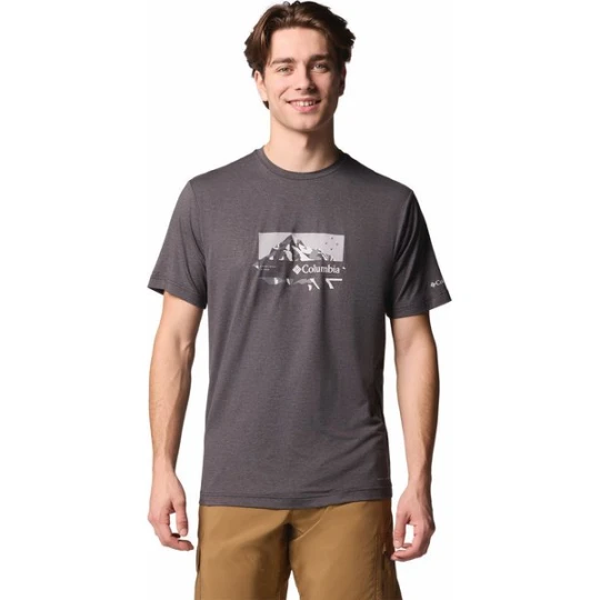 Zdjęcie produktu Koszulka męska Kwick Hike Graphic SS Tee Columbia Czarny
