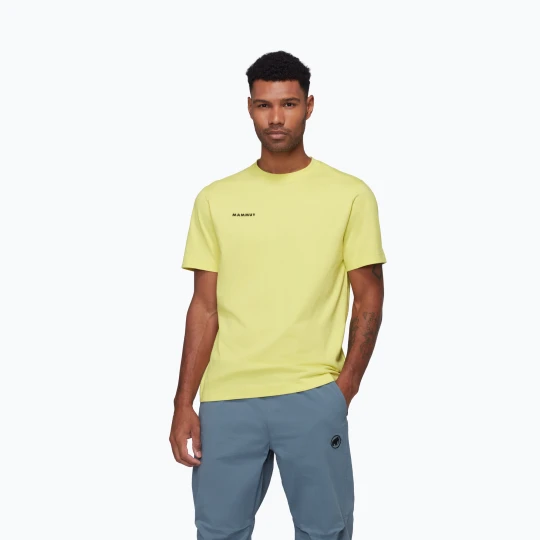 Zdjęcie produktu Koszulka męska Mammut Base Mini Logo holunder Żółty