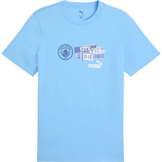 Zdjęcie produktu Koszulka męska Manchester City FC ftblNRGY Tee Puma Niebieski