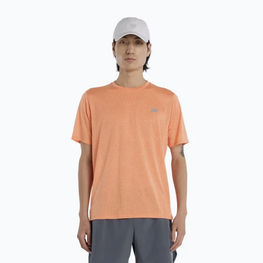 Zdjęcie produktu Koszulka męska New Balance Athletics Run tangerine heat Pomarańczowy
