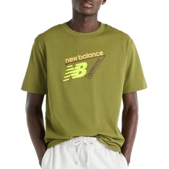 Zdjęcie produktu Koszulka męska New Balance Classic Tri-Logo MT61N1YVGEE - zielona