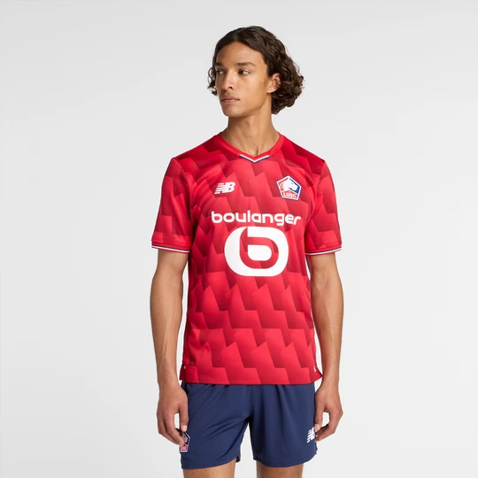 Zdjęcie produktu Koszulka męska New Balance LOSC Lille MT230454HME – czerwona