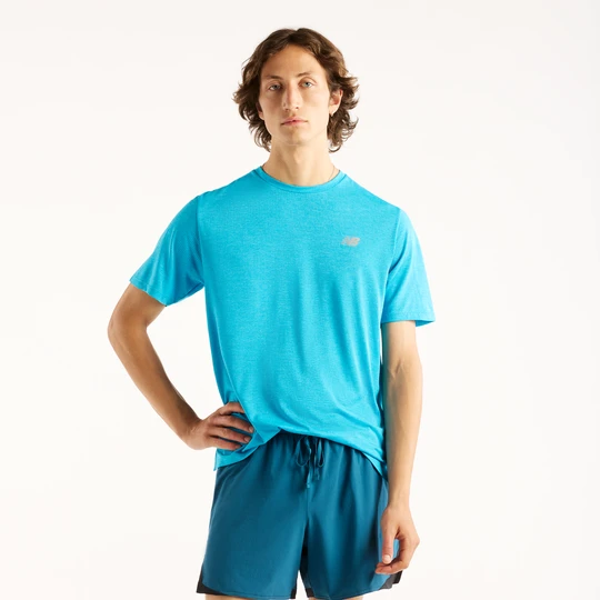 Zdjęcie produktu Koszulka męska New Balance MT41253ATD – niebieska