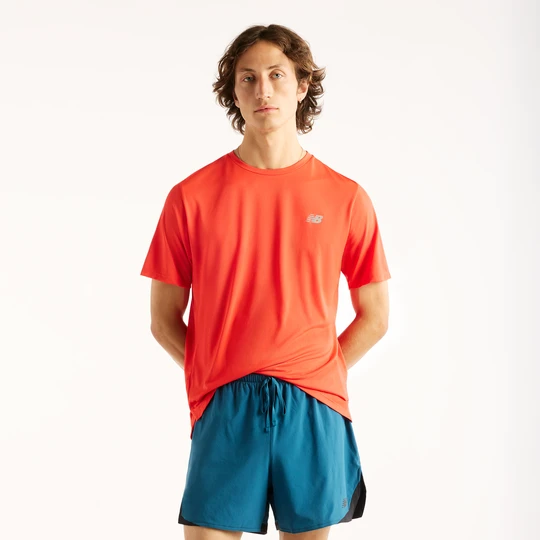 Zdjęcie produktu Koszulka męska New Balance MT41253NEF – pomarańczowa