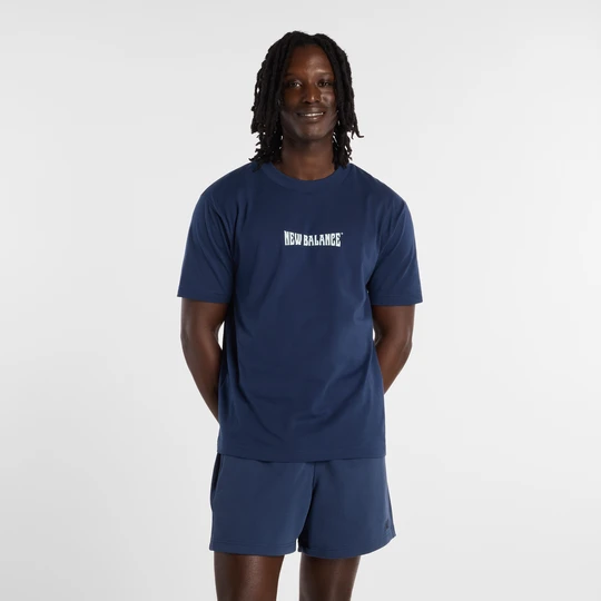 Zdjęcie produktu Koszulka męska New Balance MT61B2STNNY – granatowa
