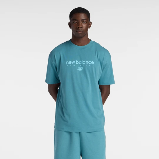Zdjęcie produktu Koszulka męska New Balance MT61D0U5AAZ – niebieska