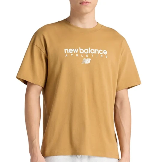 Zdjęcie produktu Koszulka męska New Balance MT61D0U5ABG - pomarańczowa