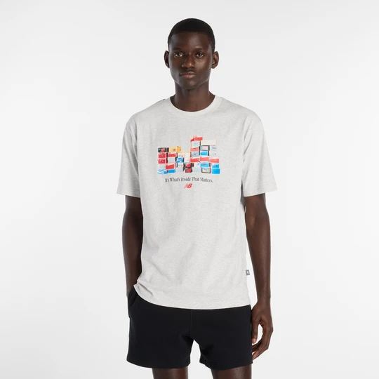 Zdjęcie produktu Koszulka męska New Balance MT61H0DXAHH – szara