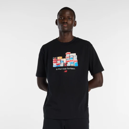 Zdjęcie produktu Koszulka męska New Balance MT61H0DXBK – czarna