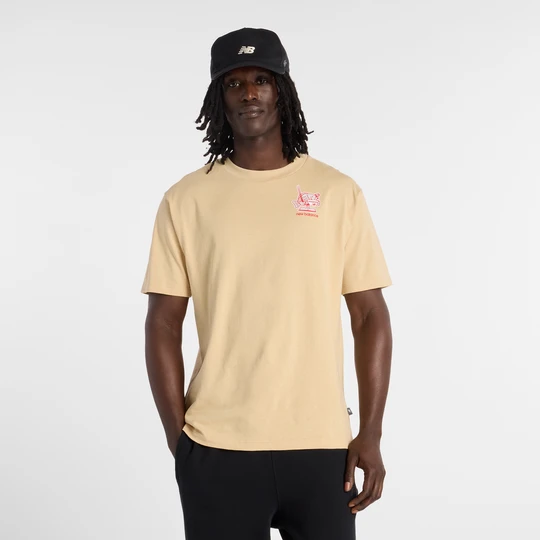 Zdjęcie produktu Koszulka męska New Balance MT61H51DABC – żółta