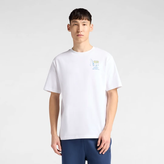 Zdjęcie produktu Koszulka męska New Balance MT61I5BMWT – biała