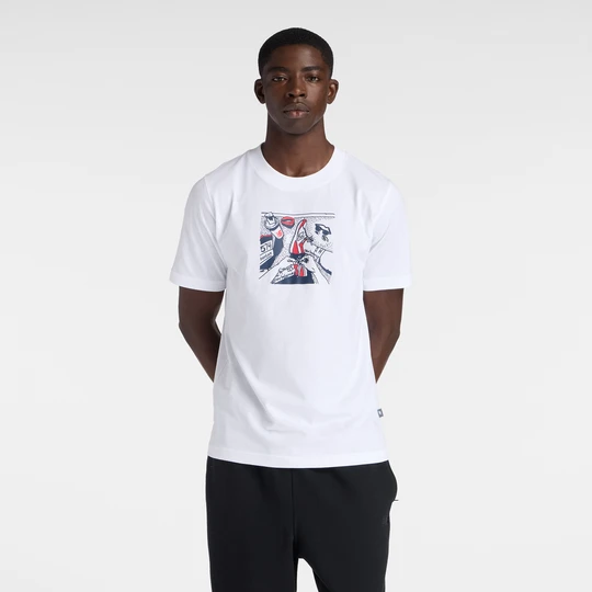 Zdjęcie produktu Koszulka męska New Balance MT61L3FMWT – biała