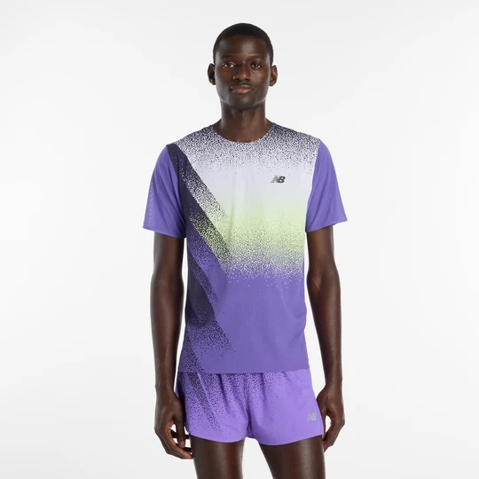 Zdjęcie produktu Koszulka męska New Balance MT61Q7IDEPU – fioletowa