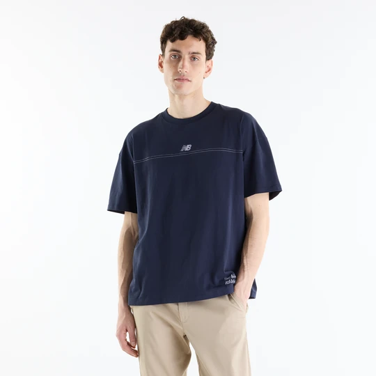 Zdjęcie produktu Koszulka męska New Balance MT62L4FVDNT – granatowa