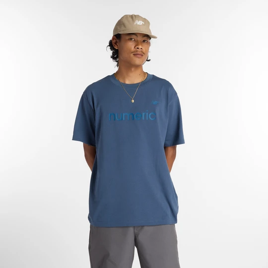 Zdjęcie produktu Koszulka męska New Balance Numeric MT51955VTI – granatowa