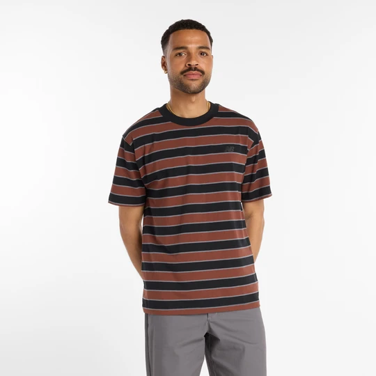 Zdjęcie produktu Koszulka męska New Balance Numeric MT53700BK – brązowa