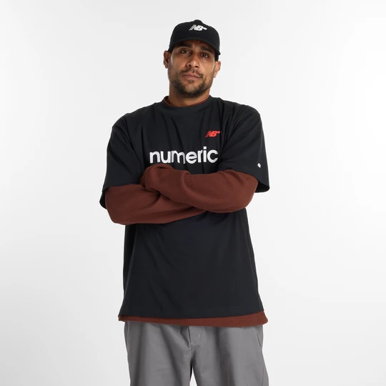 Zdjęcie produktu Koszulka męska New Balance Numeric MT53704BK – czarna