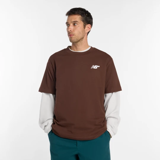 Zdjęcie produktu Koszulka męska New Balance Numeric MT53706ABJ– brązowa