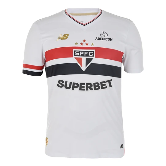 Zdjęcie produktu Koszulka męska New Balance Sao Paulo FC MT831834HME – biała