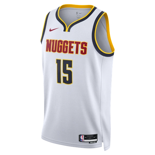 Zdjęcie produktu Koszulka męska Nike Dri-FIT NBA Swingman Denver Nuggets Association Edition - Biel