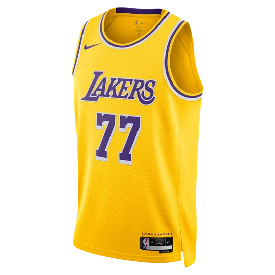 Zdjęcie produktu Koszulka Nike Dri-FIT NBA Swingman Luka Dončić Los Angeles Lakers Icon Edition 2022 / 23 - Żółty