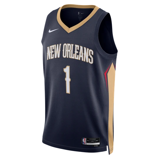 Zdjęcie produktu Koszulka męska Nike Dri-FIT NBA Swingman New Orleans Pelicans Icon Edition - Niebieski