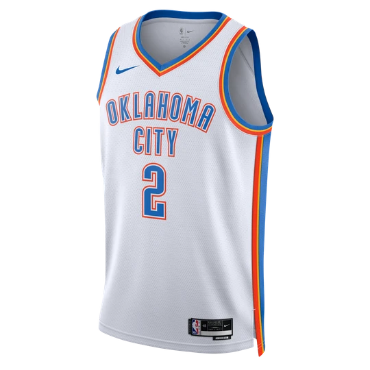 Zdjęcie produktu Koszulka męska Nike Dri-FIT NBA Swingman Shai Gilgeous-Alexander Oklahoma City Thunder Association Edition 2022/23 - Biel