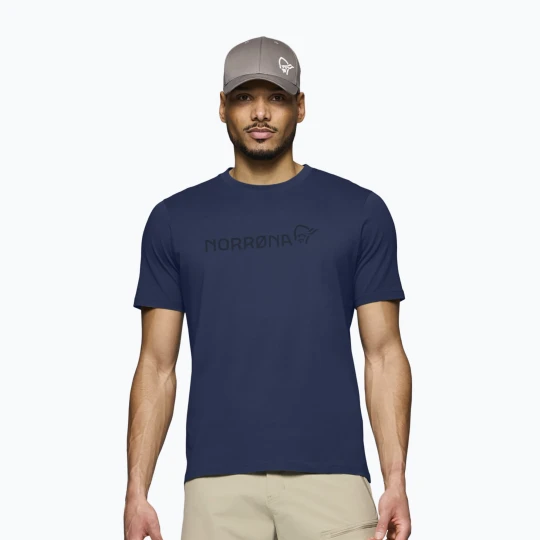 Zdjęcie produktu Koszulka męska NORRONA Cotton Viking indigo night Norrøna Granatowy