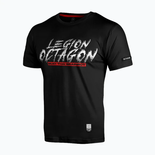 Zdjęcie produktu Koszulka męska Octagon Legion Brainrot Thaigerini Muaythini black/multicolor