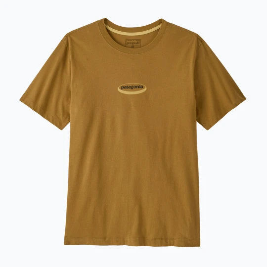 Zdjęcie produktu Koszulka męska Patagonia '95 Oval Logo bobcat brown / sunshine