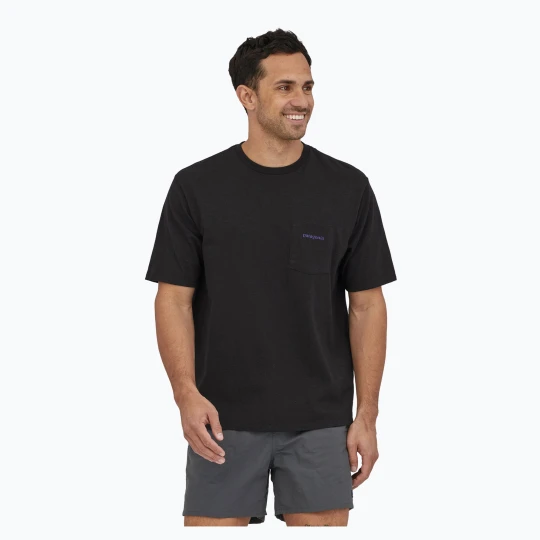Zdjęcie produktu Koszulka męska Patagonia Boardshort Logo Pocket Responsibili ink black
