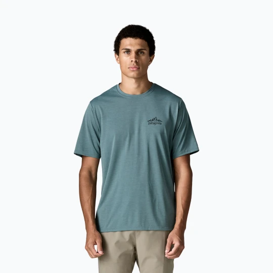 Zdjęcie produktu Koszulka męska Patagonia Cap Cool Daily Cloud Crag blue sage - light blue sage x-dye