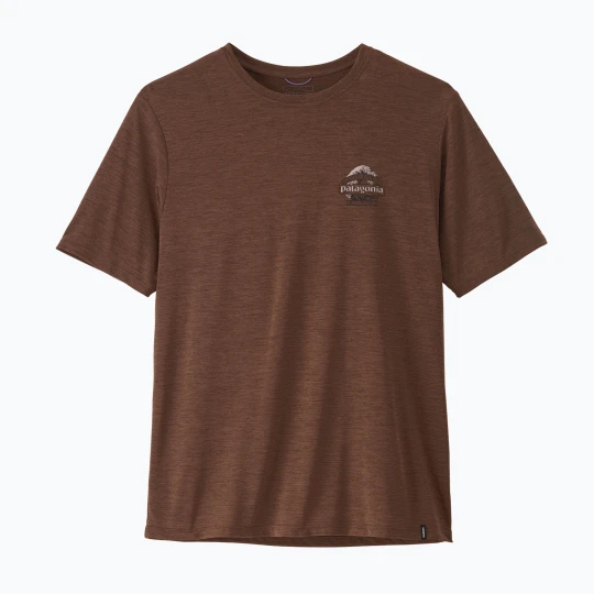 Zdjęcie produktu Koszulka męska Patagonia Cap Cool Daily Great Waves berm brown - light berm brown x-dye