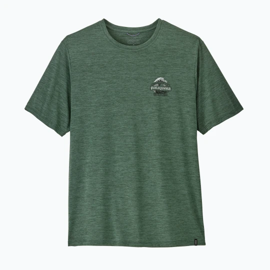 Zdjęcie produktu Koszulka męska Patagonia Cap Cool Daily Great Waves canopy green - light canopy green x-dye
