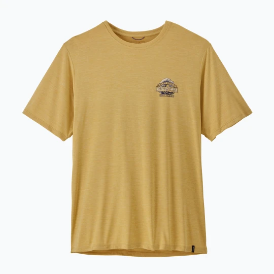 Zdjęcie produktu Koszulka męska Patagonia Cap Cool Daily Great Waves limestone yellow - light limestone yellow x-dye
