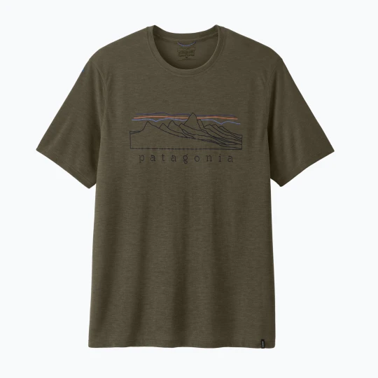 Zdjęcie produktu Koszulka męska Patagonia Cap Cool Trail Stratapeaks basin green