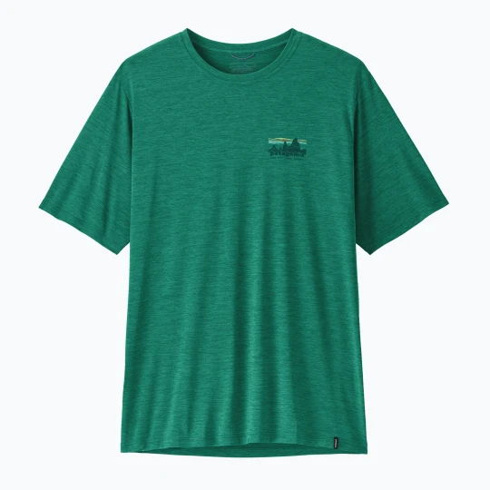 Zdjęcie produktu Koszulka męska Patagonia Capilene Cool Daily - '73 Skyline gem green/light gem green x-dye