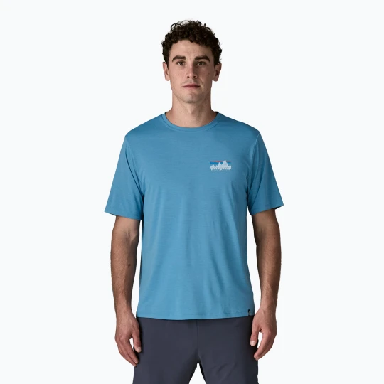 Zdjęcie produktu Koszulka męska Patagonia Capilene Cool Daily - '73 Skyline shore blue/light shore blue x-dye