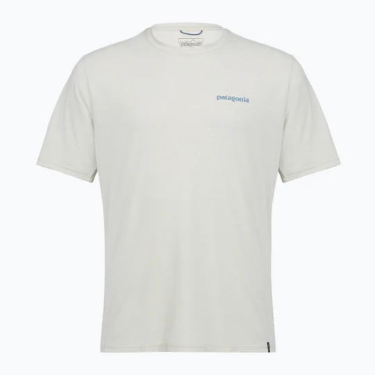 Zdjęcie produktu Koszulka męska Patagonia Capilene Cool Daily - Boardshort Logo dyno white Beżowy