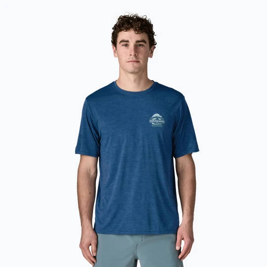 Zdjęcie produktu Koszulka męska Patagonia Capilene Cool Daily - Great Waves clement blue/light clement blue x-dye