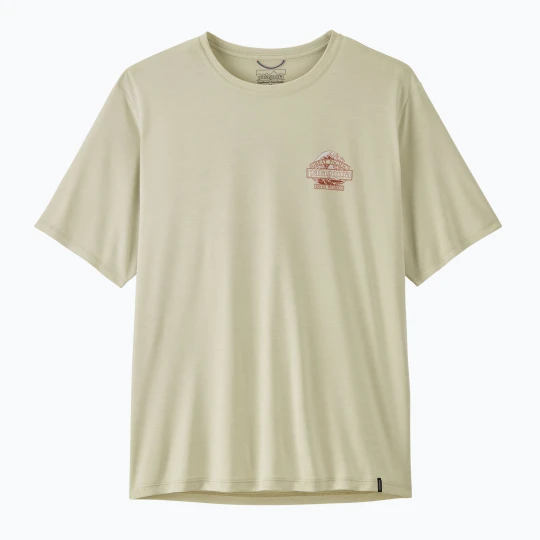 Zdjęcie produktu Koszulka męska Patagonia Capilene Cool Daily - Great Waves dyno white Beżowy